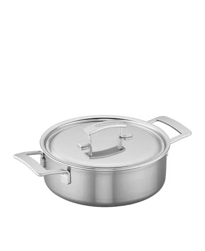 Demeyere Industry 5 Stainless Steel Deep Saute Pan, 4 Qt In Silver