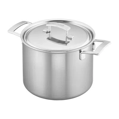 Demeyere Industry 5-ply 8-qt Stainless Steel Stock Pot
