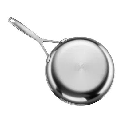 Demeyere Industry 5-ply 9.5-inch Stainless Steel Fry Pan In Silver