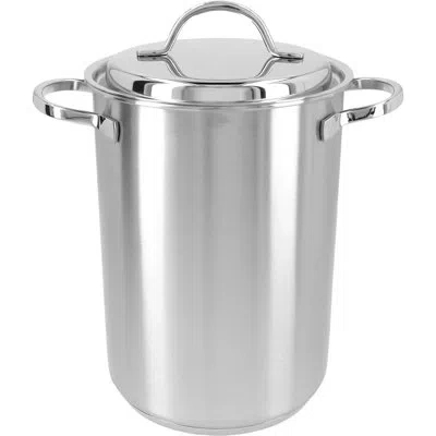 Demeyere Resto 4.8-qt Stainless Steel Asparagus/pasta Cooker Set In Silver