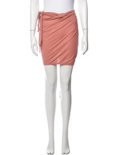 Pre-owned Demobaza Mini Skirt W/ Tags In Pink