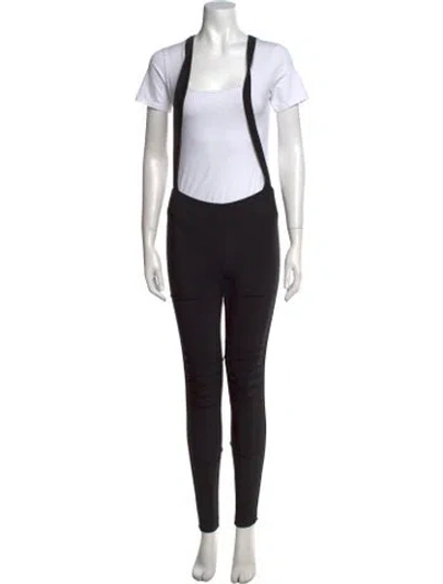 Pre-owned Demobaza Scoop Neck Jumpsuit In Black