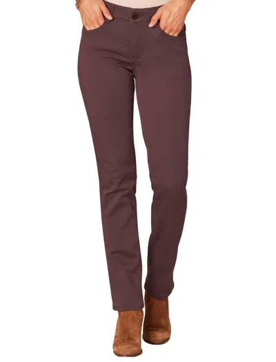 Democracy 31/14" Straight Leg In Malbec In Multi
