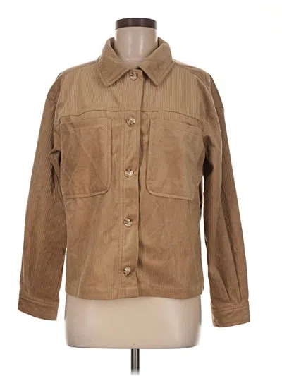 Pre-owned Democracy 3/4 Sleeve Blouse In Tan