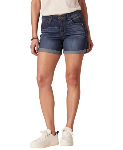 Democracy 5" Destructed "ab" Solution Rolled Cuff Short In Multi