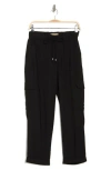 Democracy Ab Leisure High Waist Utility Straight Leg Pants In Black