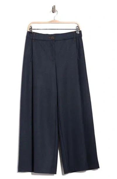 Democracy Ab Pleated Wide Leg Pants In Blue