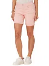 Democracy Ab Solution 7" Inseam Shorts In Strawberry Cream In Multi