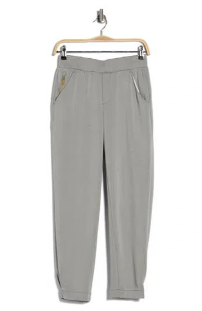 Democracy 'ab'leisure High Waisted Pleated Hem Joggers In Gray