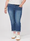 Democracy Absolution Ankle Cropped Jeans - Plus In Blue In Blue
