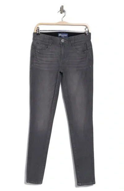 Democracy Ab'solution Ankle Skinny Jeans In Grey