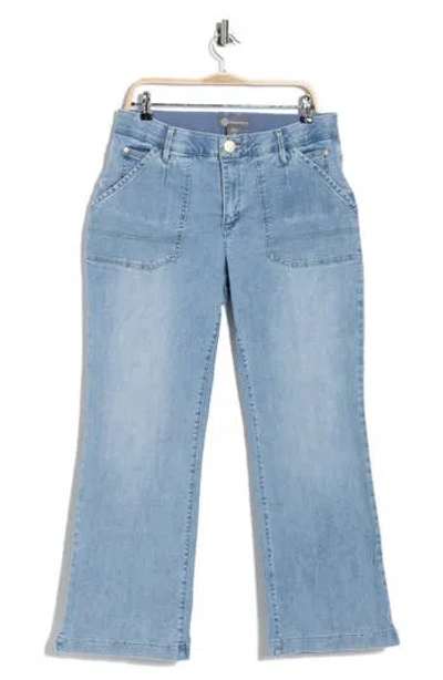 Democracy 'ab'solution Ankle Wide Leg Jeans In Blue