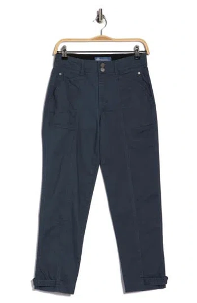 Democracy Absolution High Waist Ankle Pants In Blue