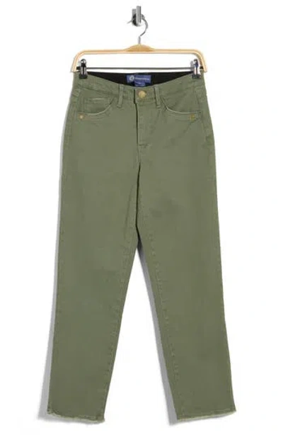 Democracy 'ab'solution High Waist Slim Straight Leg Jeans In Green