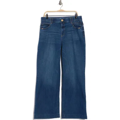 Democracy 'ab'solution High Waist Wide Leg Jeans In Blue