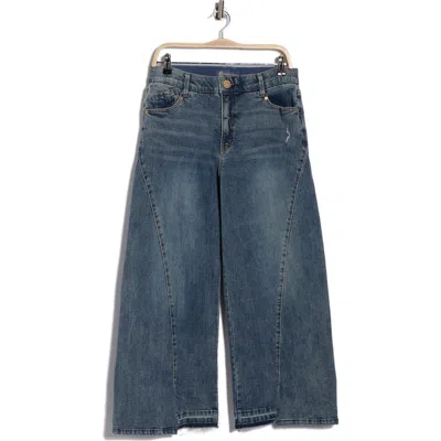 Democracy Absolution High Waist Wide Leg Pants In Blue