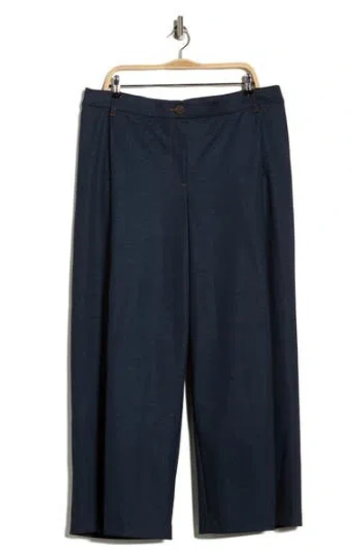 Democracy 'ab'solution Skyrise Pleated Wide Leg Pants In Blue