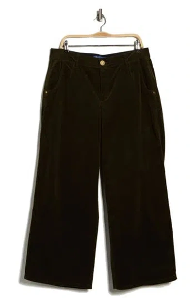 Democracy 'ab'solution Skyrise Wide Leg Corduroy Pants In Black