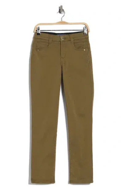 Democracy 'ab'solution Straight Leg Pants In Green