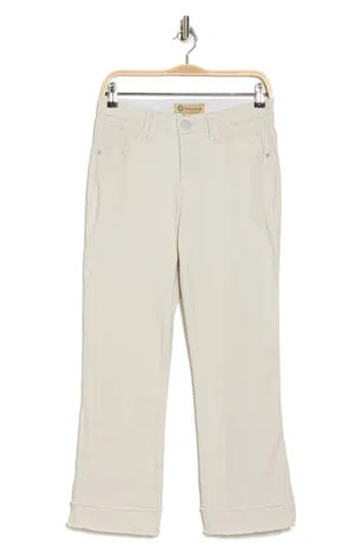Democracy 'ab'tech Kick Flare Jeans In Pale Stone