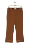 Democracy 'ab'tech Kick Flare Jeans In Tobacco