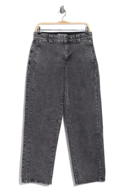 Democracy Barrel Leg Jeans In Gray