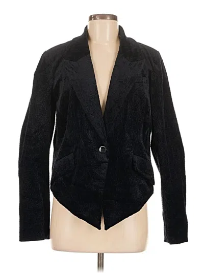 Pre-owned Democracy Blazer Jacket In Black