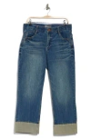 Democracy 'ab'technology Kick Flare Jeans In Mid Blue Artisinal