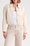 Democracy Bubble Hem Jacket In Ecru