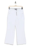 Democracy Exposed Button Fly Crop Wide Leg Jeans