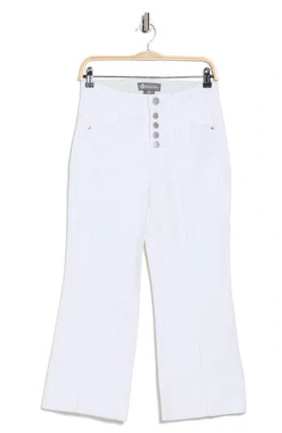 Democracy Button Fly Crop Wide Leg Pants