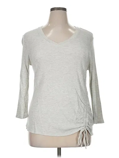 Pre-owned Democracy Cardigan Sweater In Silver