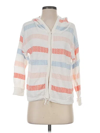 Pre-owned Democracy Cardigan Sweater In White