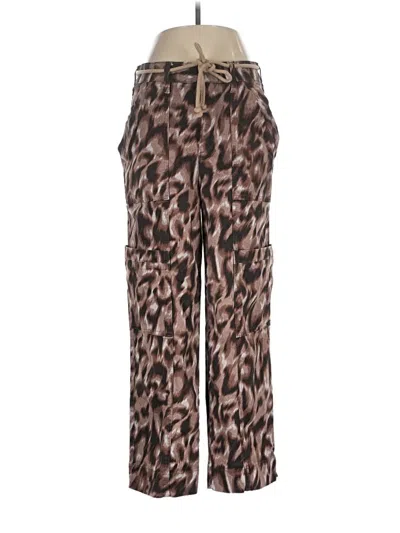 Pre-owned Democracy Cargo Pants In Brown