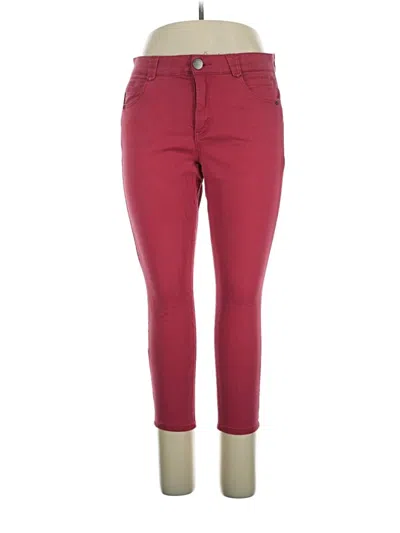 Pre-owned Democracy Casual Pants In Burgundy