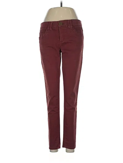Pre-owned Democracy Casual Pants In Burgundy