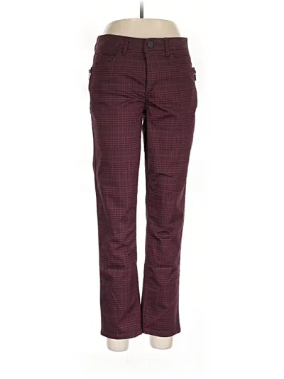 Pre-owned Democracy Casual Pants In Burgundy