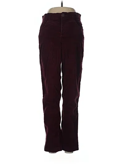 Pre-owned Democracy Casual Pants In Burgundy