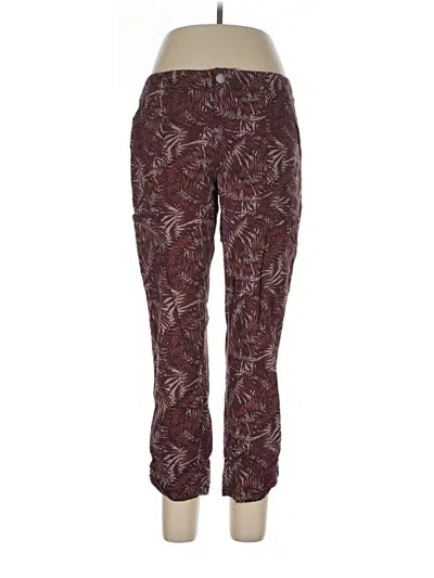 Pre-owned Democracy Casual Pants In Burgundy