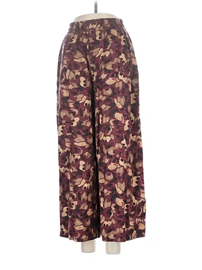 Pre-owned Democracy Casual Pants In Burgundy