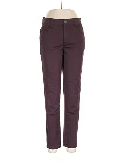 Pre-owned Democracy Casual Pants In Burgundy