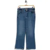 Democracy Crop Flare Jeans In Multi