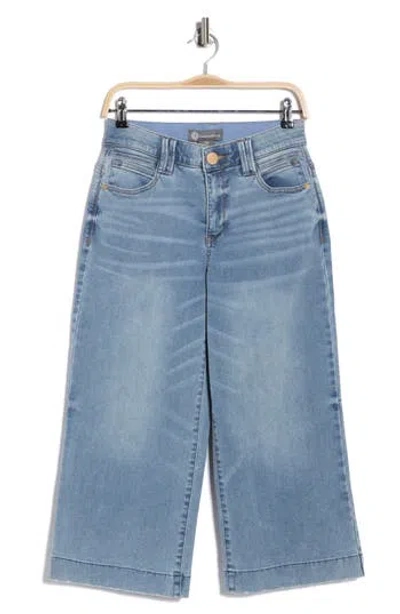 Democracy Crop Wide Jeans In Blue