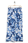 Democracy Crop Wide Leg Pants In Blue