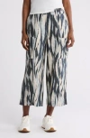 Democracy Crop Wide Leg Pants In Neutral