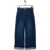 Democracy Cuffed Crop Jeans In Blue