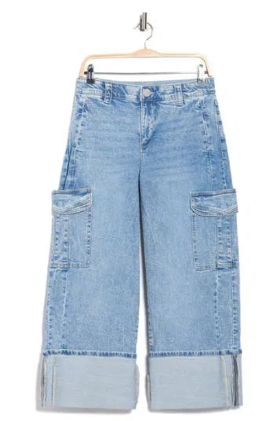 Democracy Cuffed Wide Leg Cargo Jeans