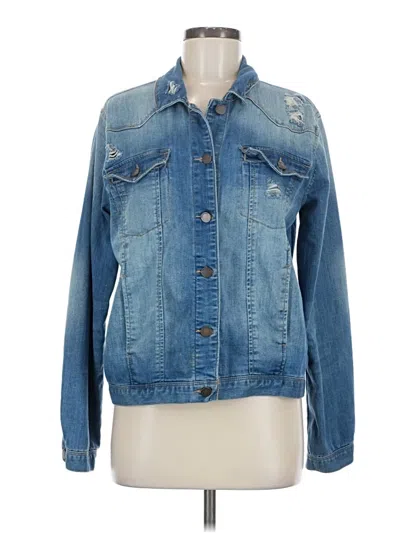 Pre-owned Democracy Denim Jacket In Blue