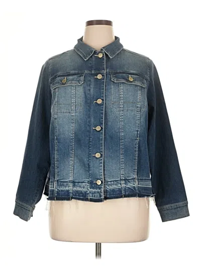 Pre-owned Democracy Denim Jacket In Blue