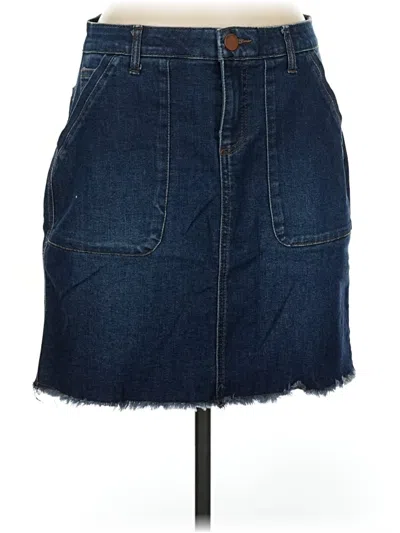 Pre-owned Democracy Denim Skirt In Blue